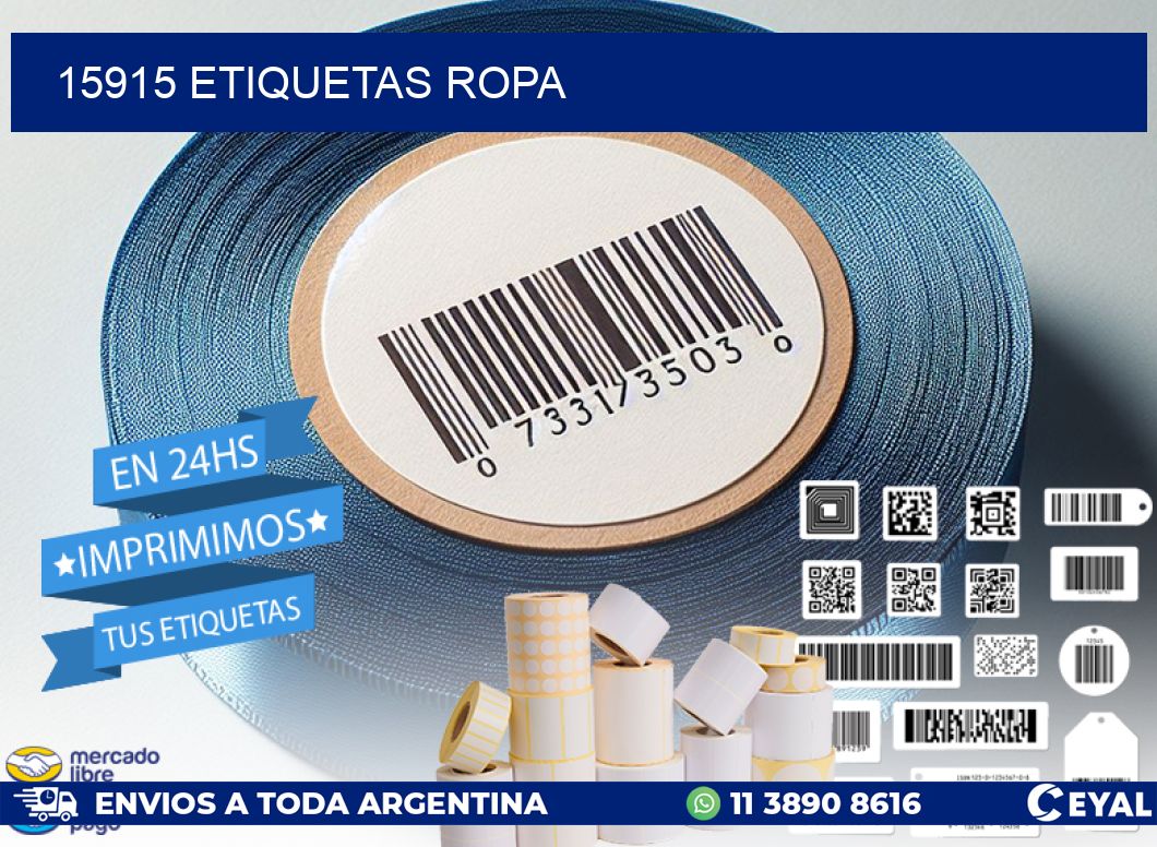 15915 ETIQUETAS ROPA