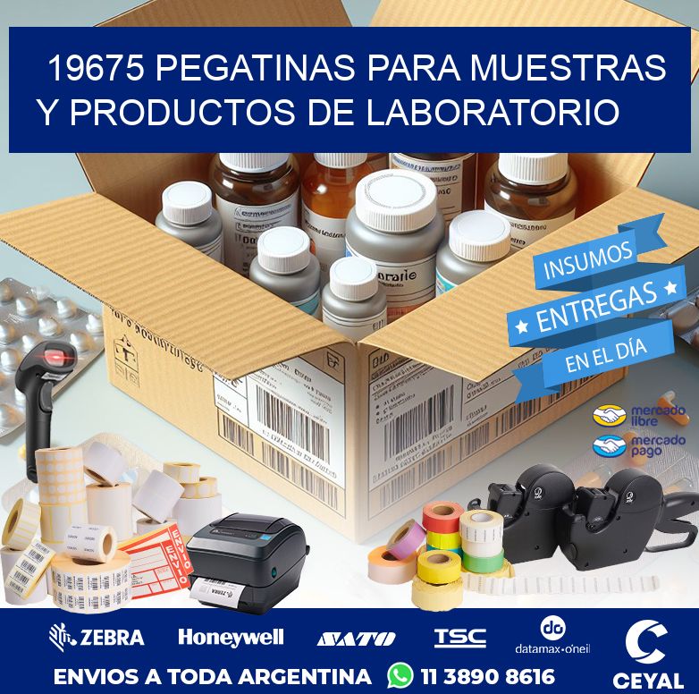 19675 PEGATINAS PARA MUESTRAS Y PRODUCTOS DE LABORATORIO