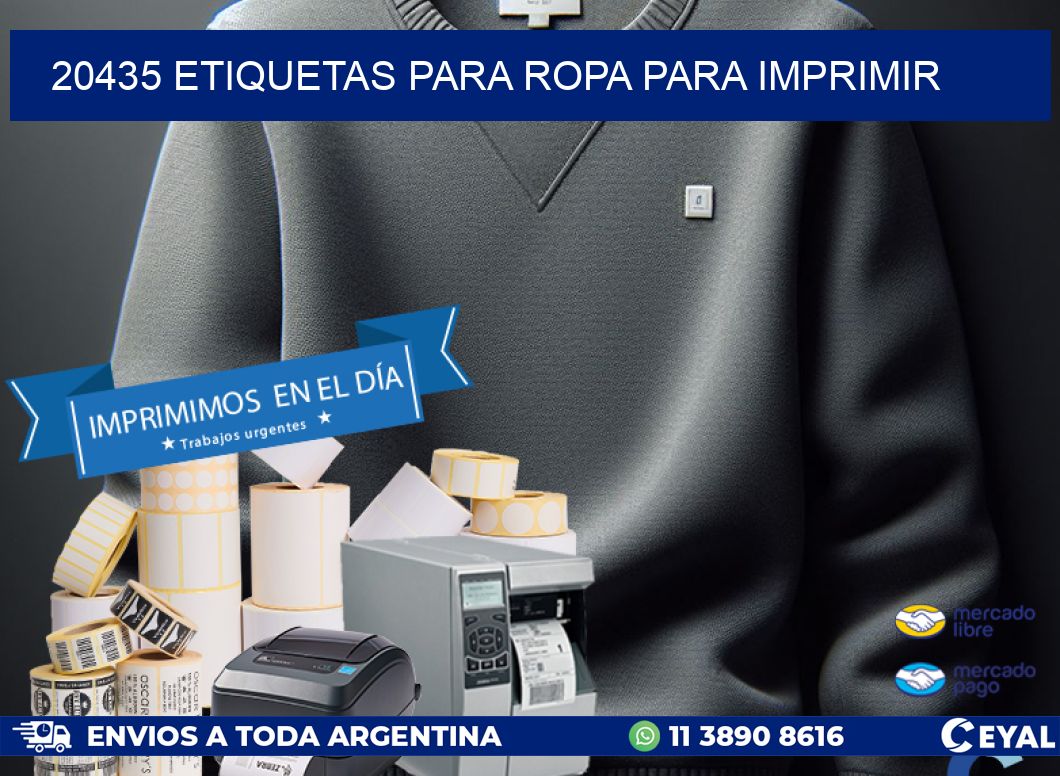 20435 ETIQUETAS PARA ROPA PARA IMPRIMIR