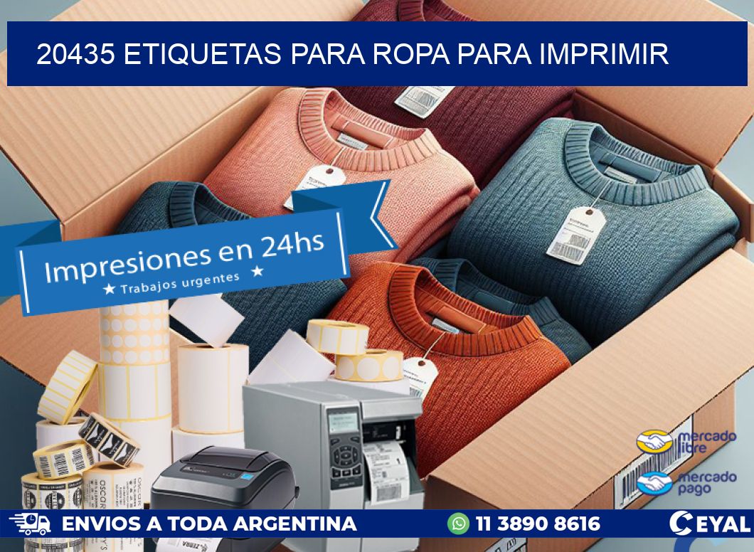20435 ETIQUETAS PARA ROPA PARA IMPRIMIR