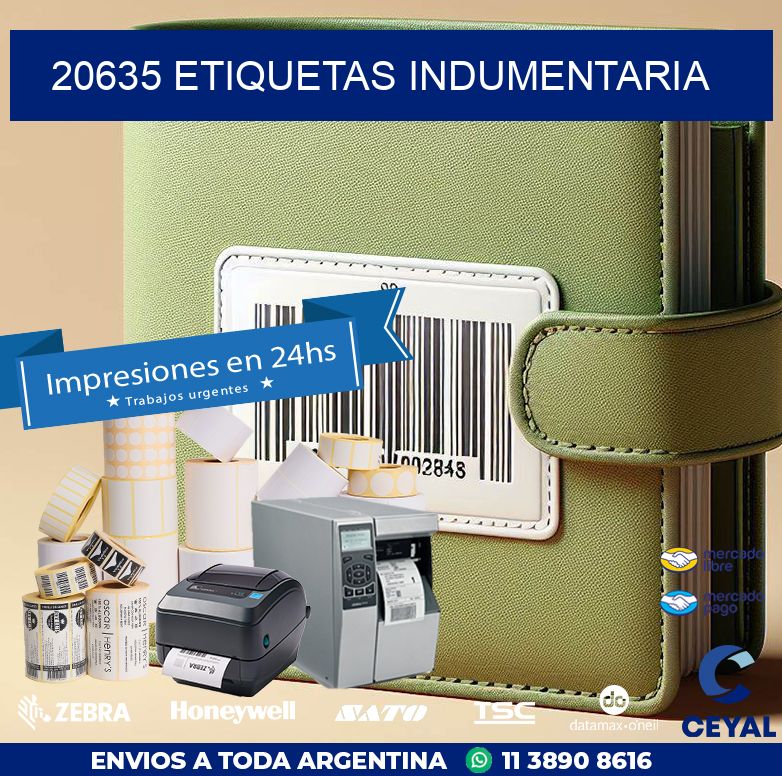 20635 ETIQUETAS INDUMENTARIA