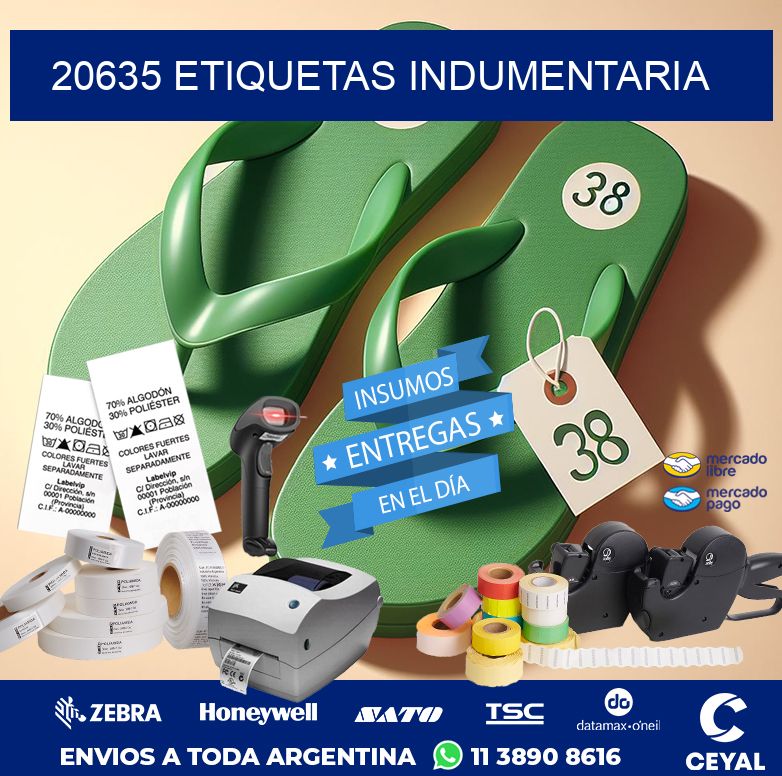 20635 ETIQUETAS INDUMENTARIA