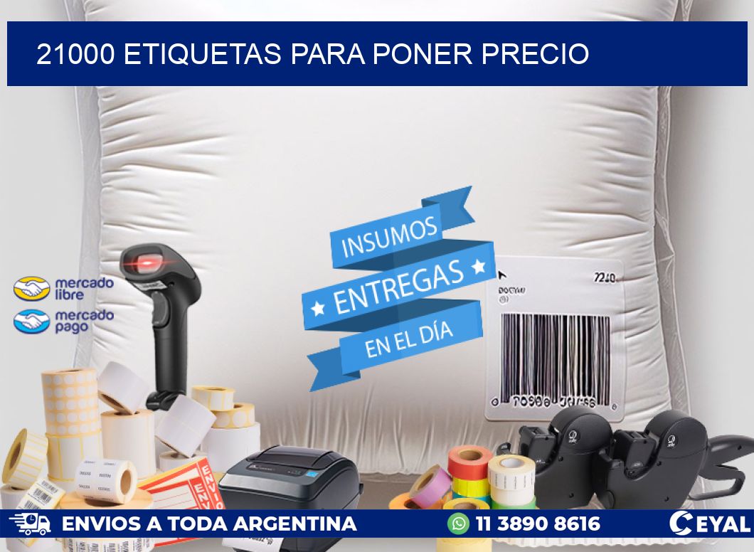 21000 ETIQUETAS PARA PONER PRECIO