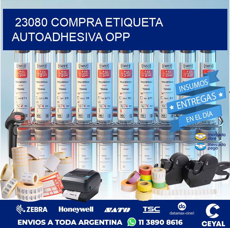 23080 COMPRA ETIQUETA AUTOADHESIVA OPP