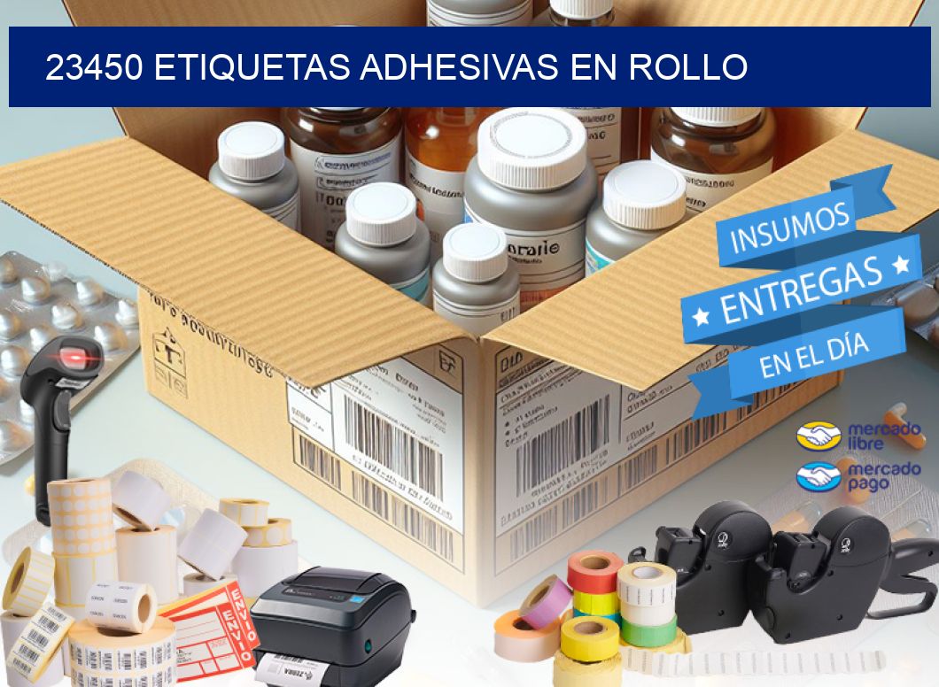 23450 etiquetas adhesivas en rollo