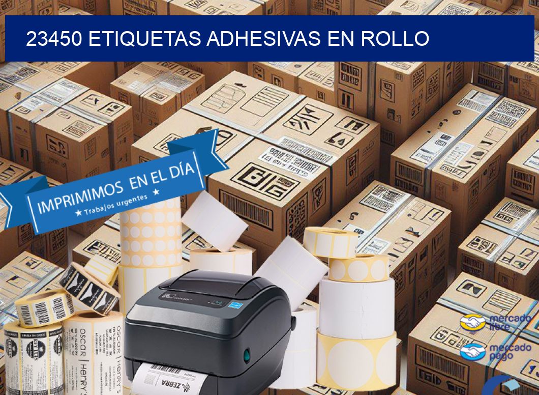 23450 etiquetas adhesivas en rollo