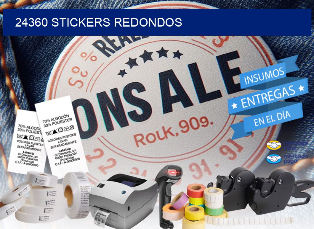 24360 STICKERS REDONDOS
