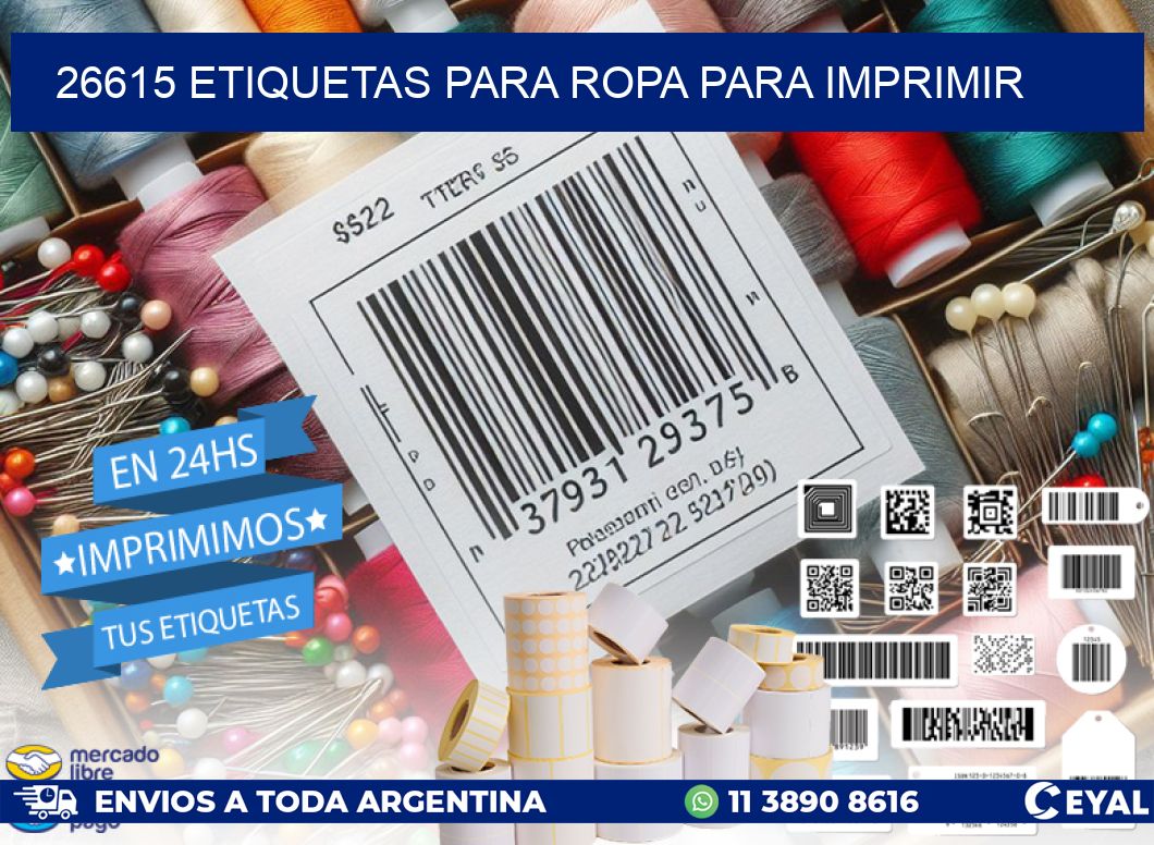 26615 ETIQUETAS PARA ROPA PARA IMPRIMIR