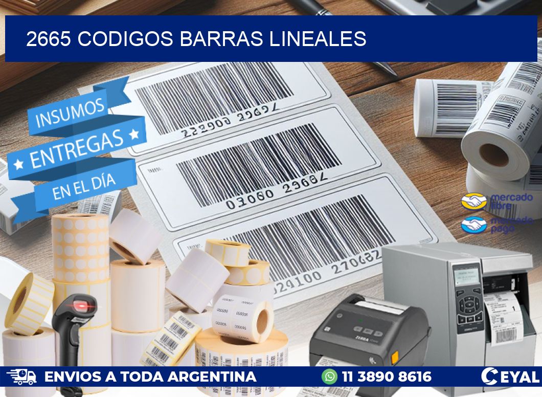 2665 CODIGOS BARRAS LINEALES