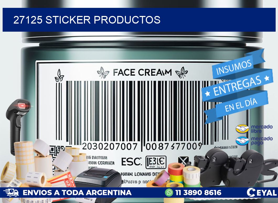27125 STICKER PRODUCTOS