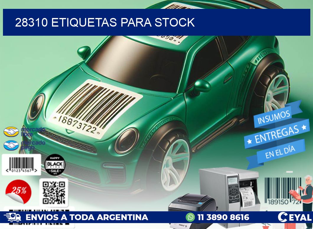 28310 ETIQUETAS PARA STOCK