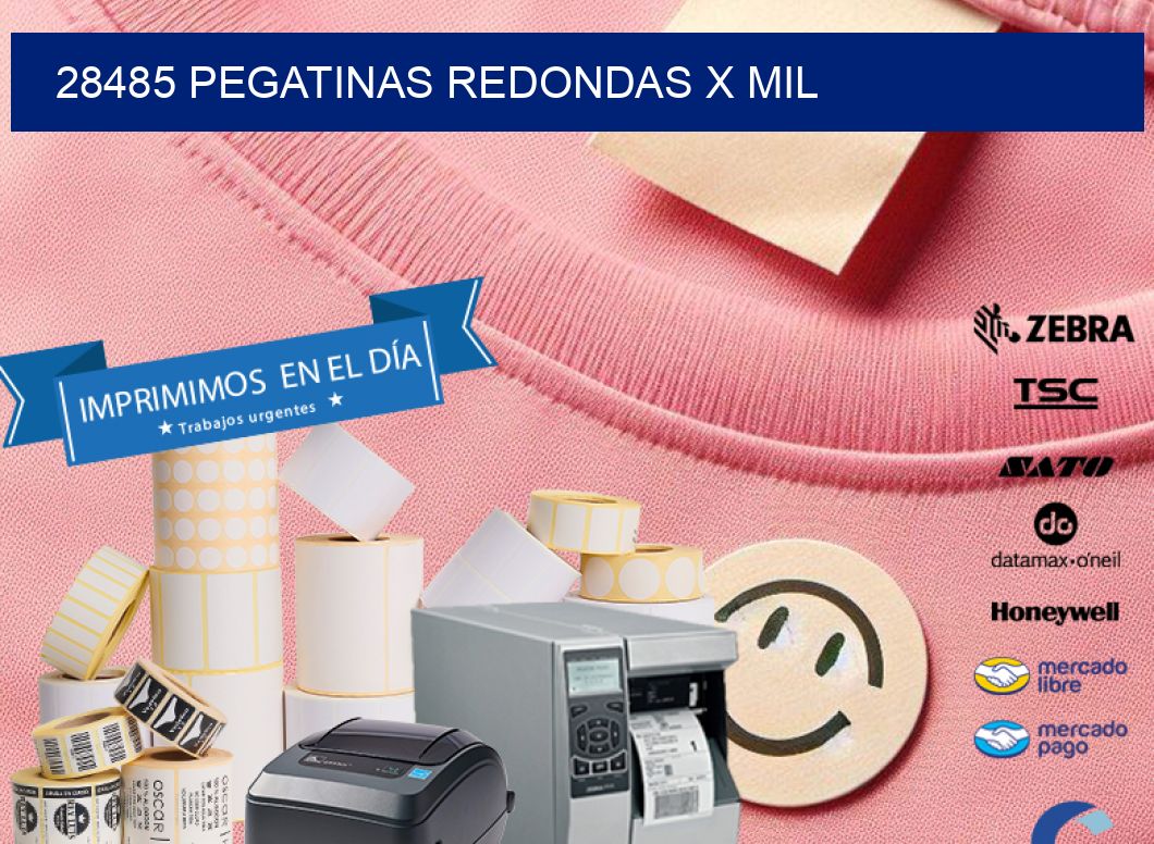 28485 PEGATINAS REDONDAS X MIL