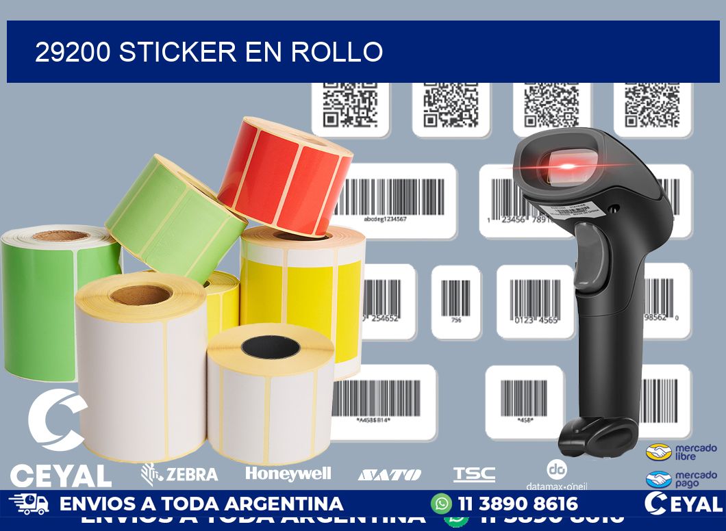 29200 STICKER EN ROLLO