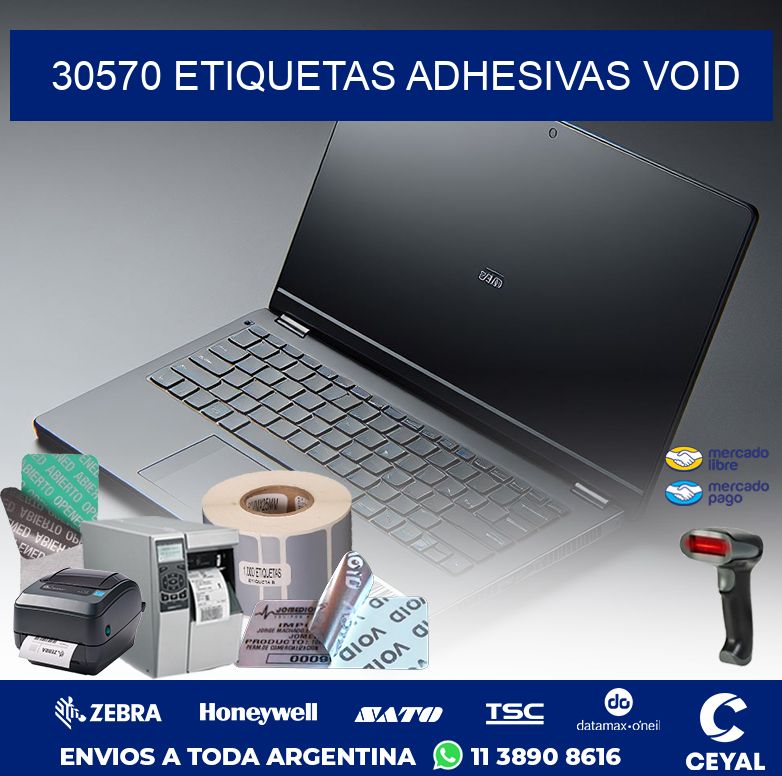 30570 ETIQUETAS ADHESIVAS VOID