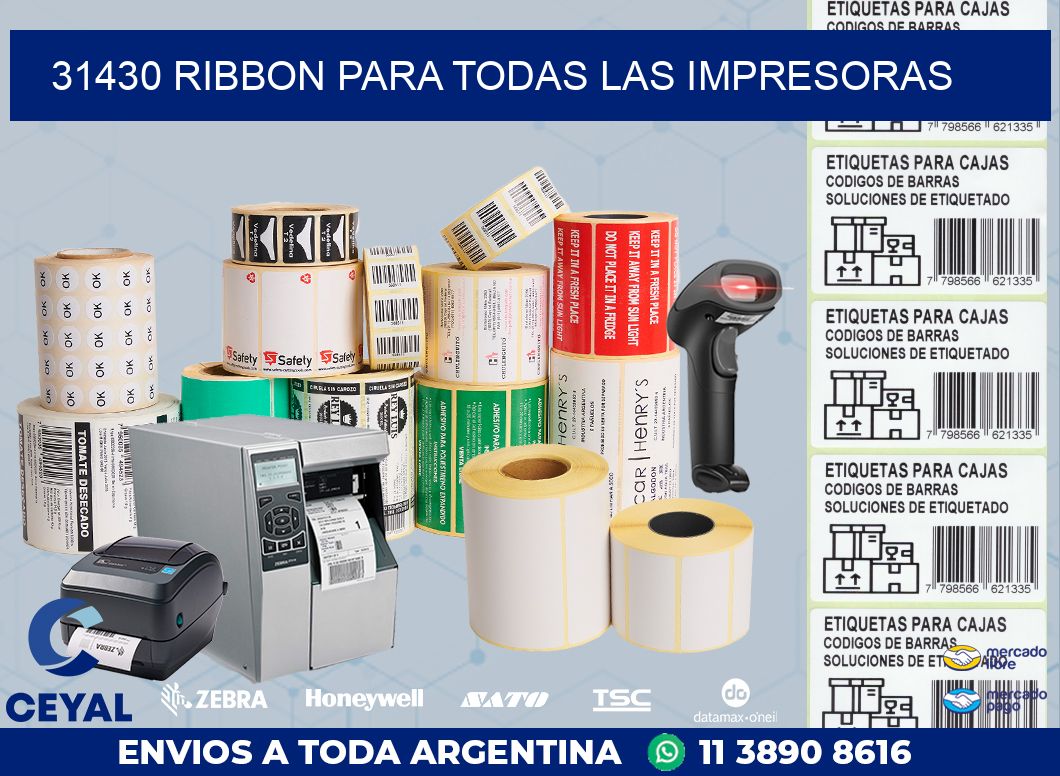 31430 RIBBON PARA TODAS LAS IMPRESORAS