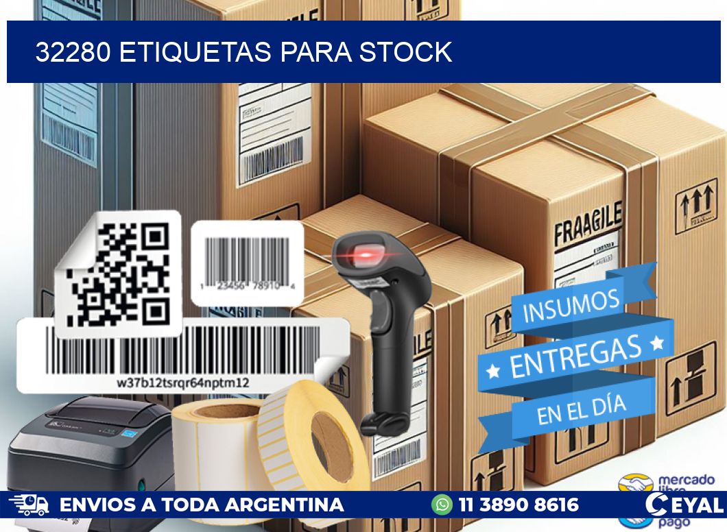 32280 ETIQUETAS PARA STOCK