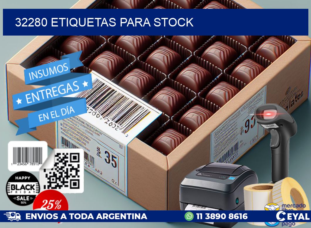 32280 ETIQUETAS PARA STOCK