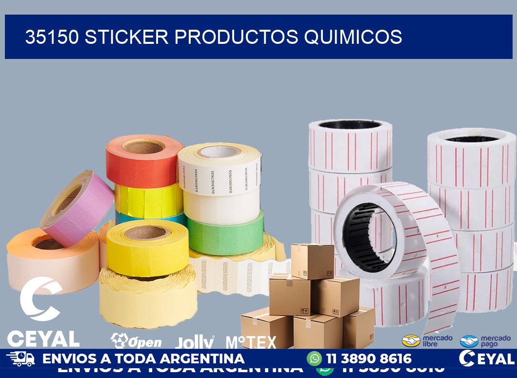 35150 STICKER PRODUCTOS QUIMICOS