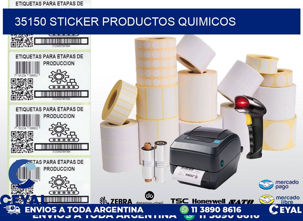 35150 STICKER PRODUCTOS QUIMICOS