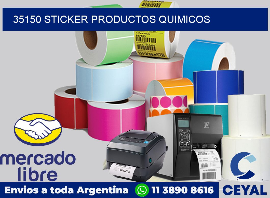 35150 STICKER PRODUCTOS QUIMICOS