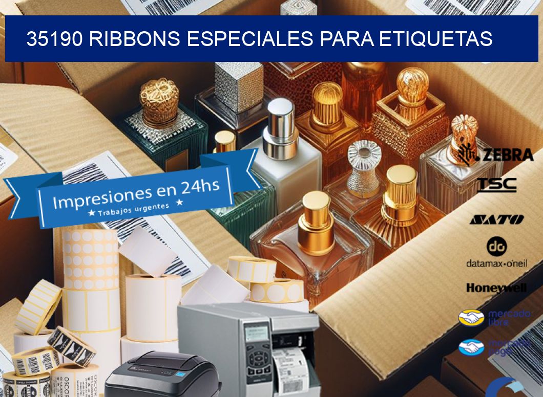 35190 RIBBONS ESPECIALES PARA ETIQUETAS