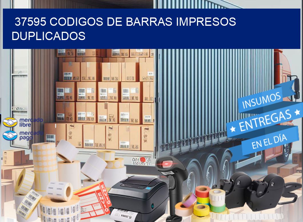 37595 codigos de barras impresos duplicados
