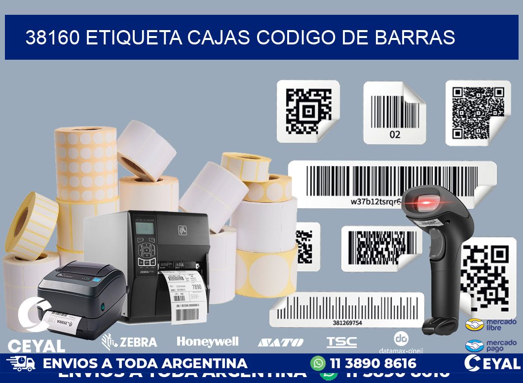 38160 etiqueta cajas codigo de barras