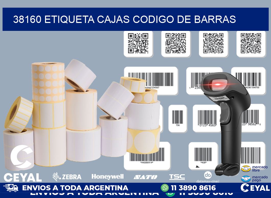 38160 etiqueta cajas codigo de barras