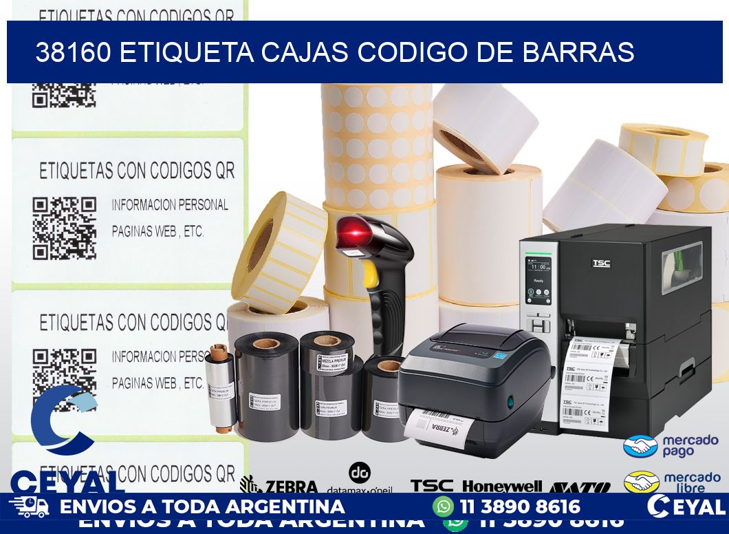 38160 etiqueta cajas codigo de barras