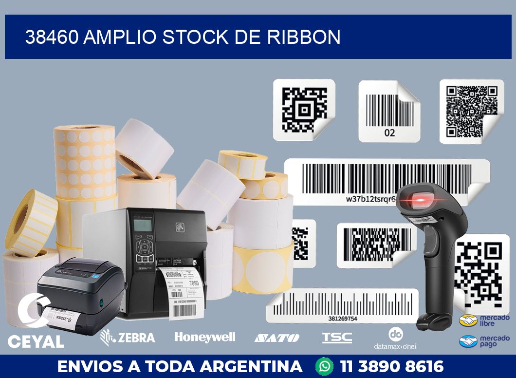 38460 AMPLIO STOCK DE RIBBON