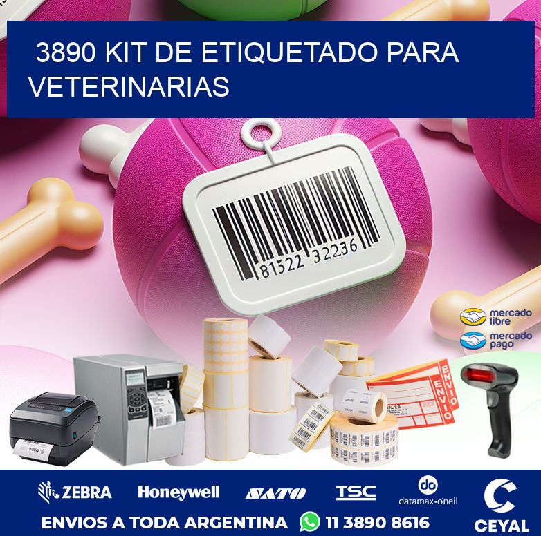 3890 KIT DE ETIQUETADO PARA VETERINARIAS