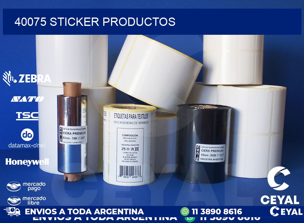 40075 STICKER PRODUCTOS