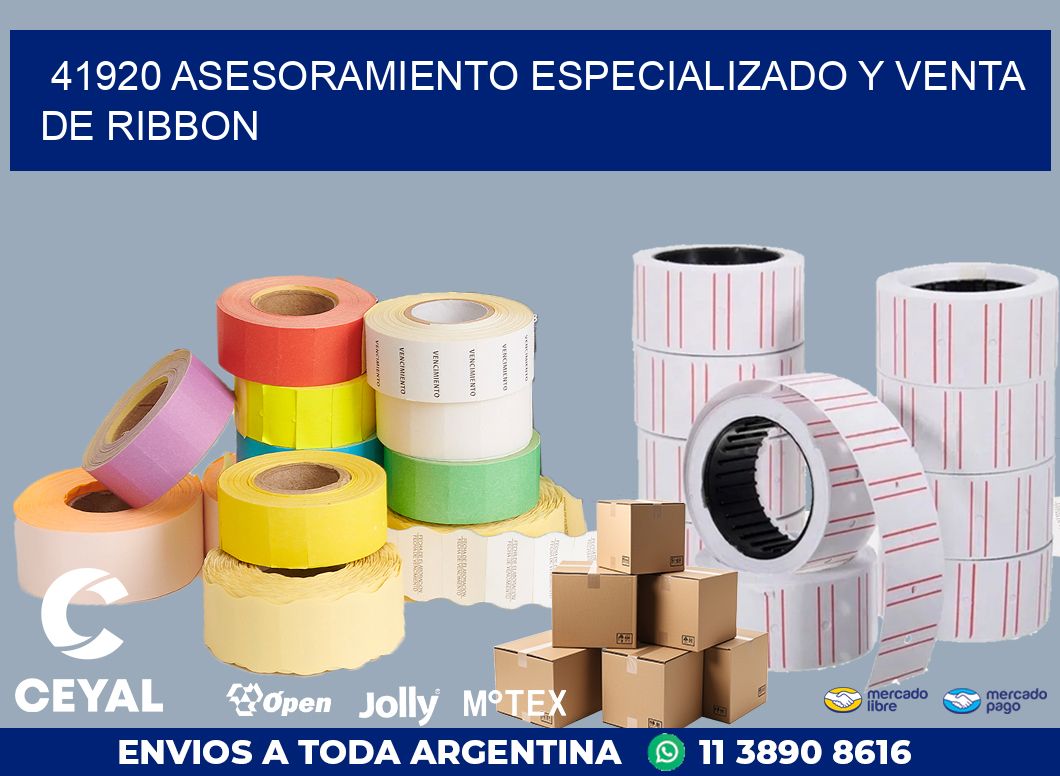 41920 ASESORAMIENTO ESPECIALIZADO Y VENTA DE RIBBON