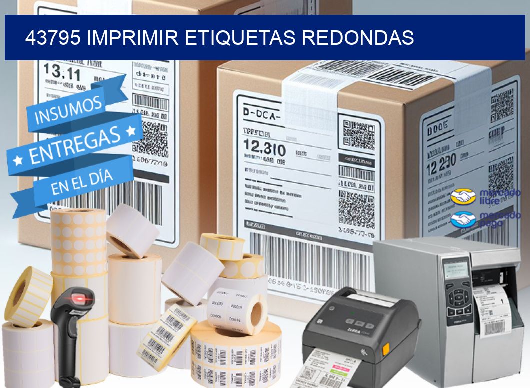 43795 IMPRIMIR ETIQUETAS REDONDAS