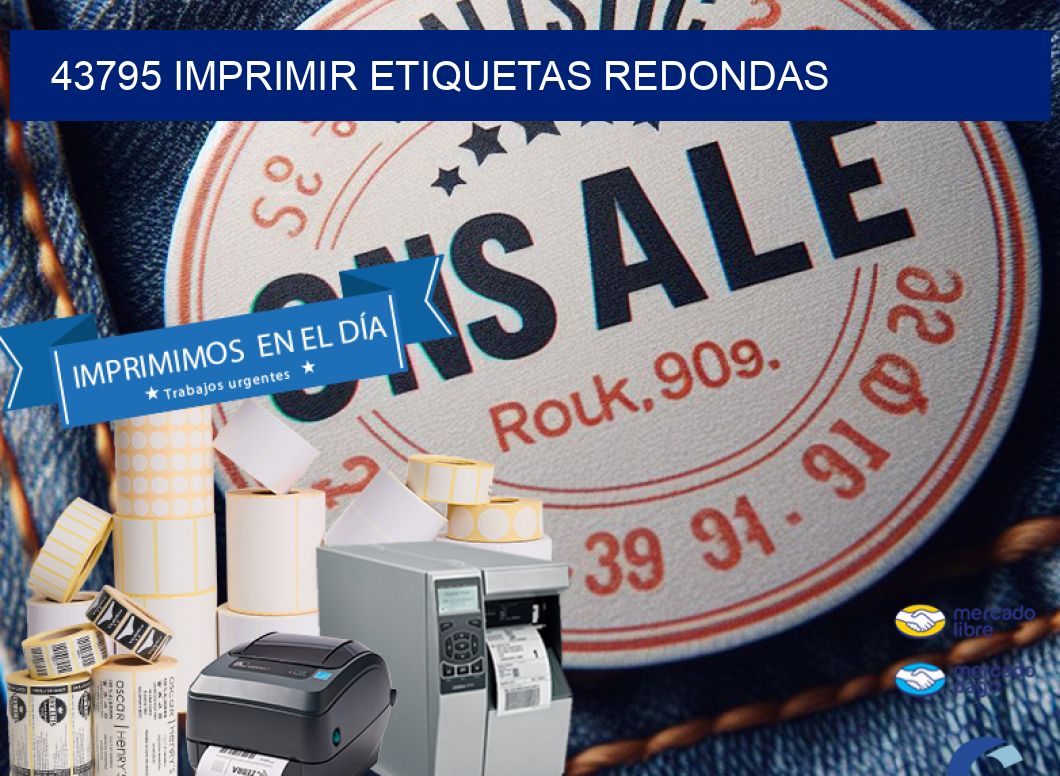 43795 IMPRIMIR ETIQUETAS REDONDAS