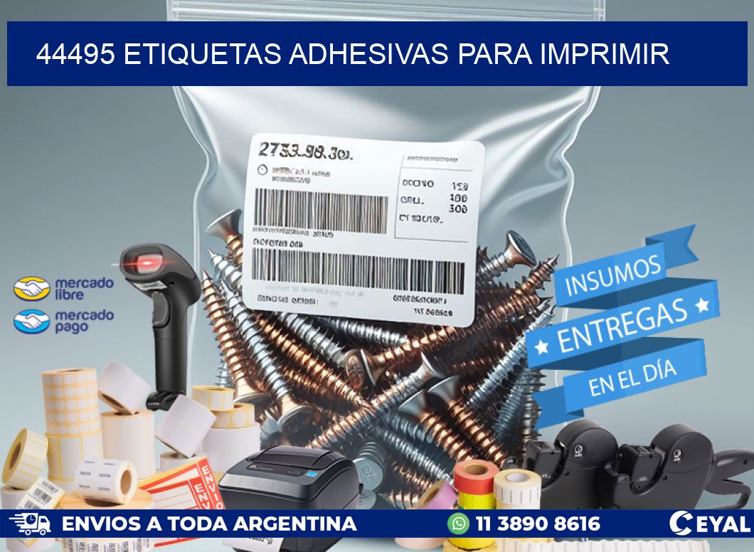 44495 Etiquetas adhesivas para imprimir