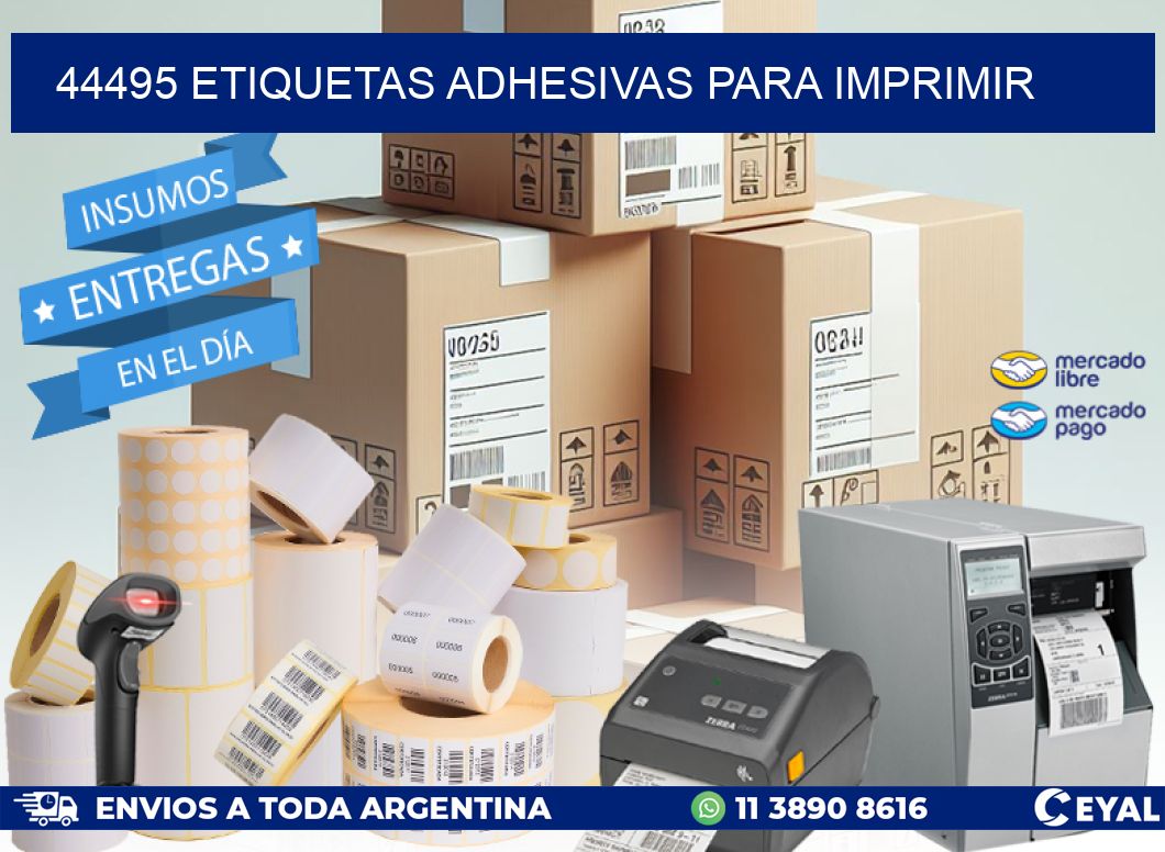 44495 Etiquetas adhesivas para imprimir