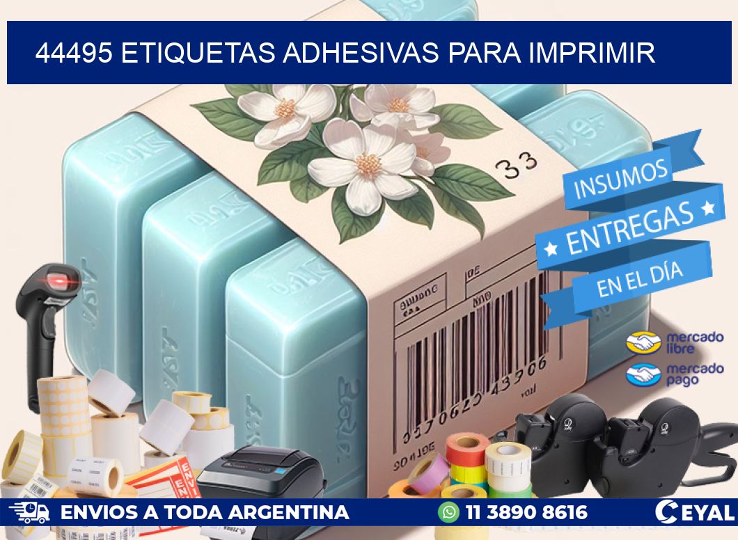 44495 Etiquetas adhesivas para imprimir
