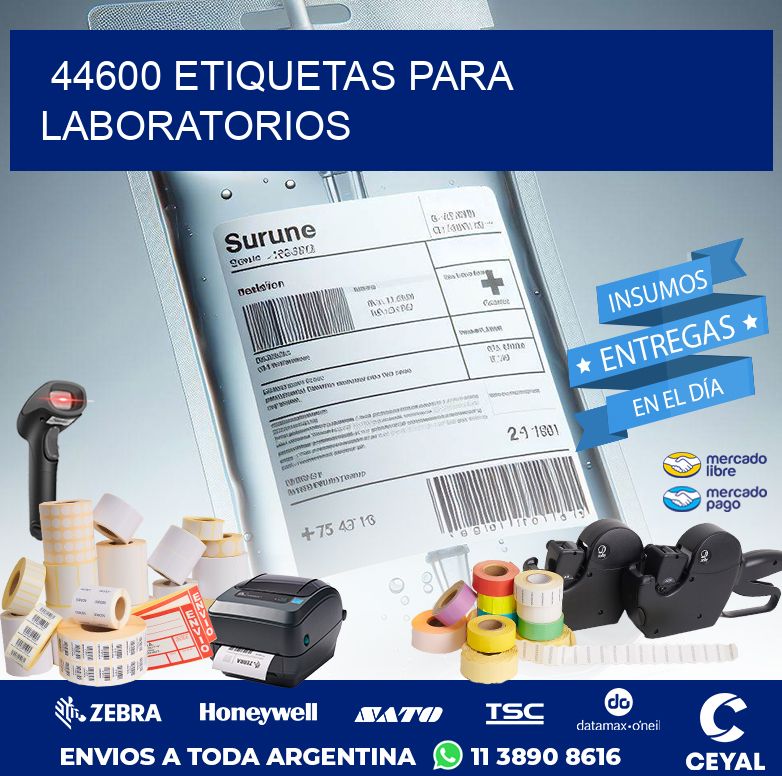 44600 ETIQUETAS PARA LABORATORIOS