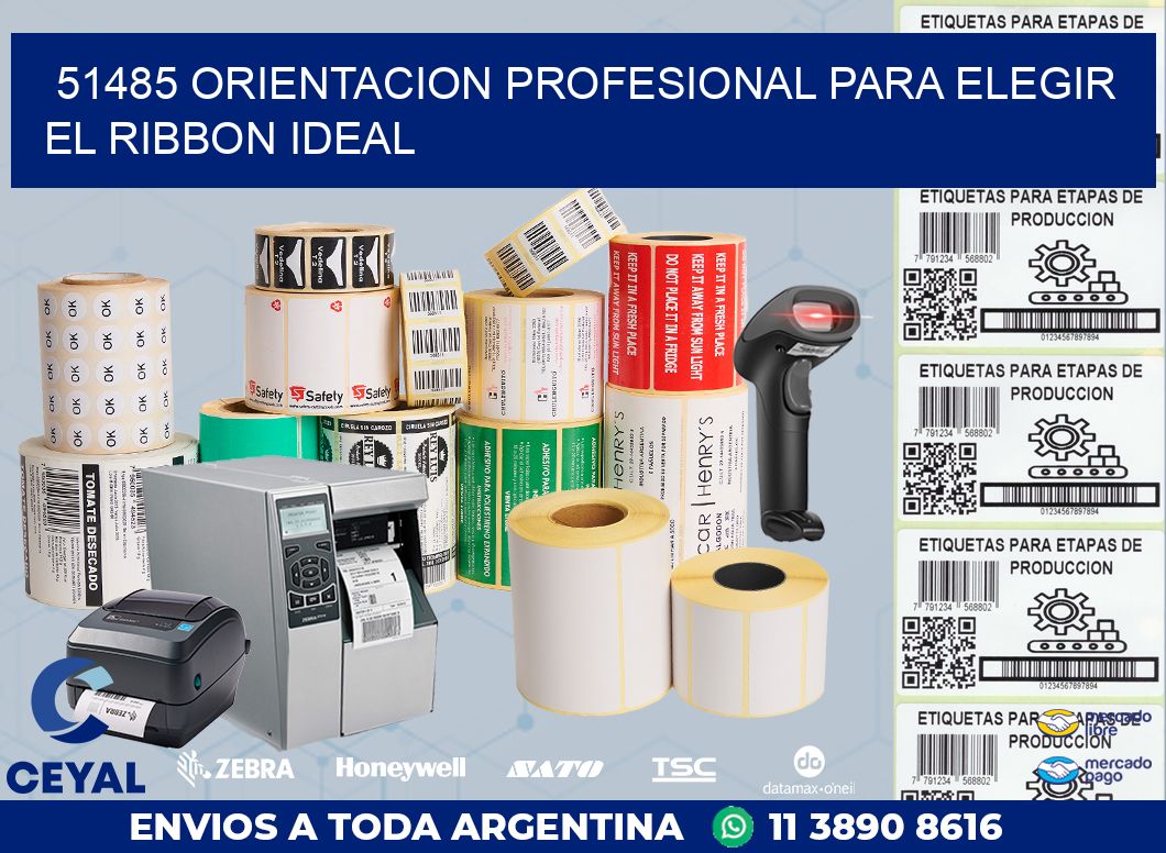51485 ORIENTACION PROFESIONAL PARA ELEGIR EL RIBBON IDEAL