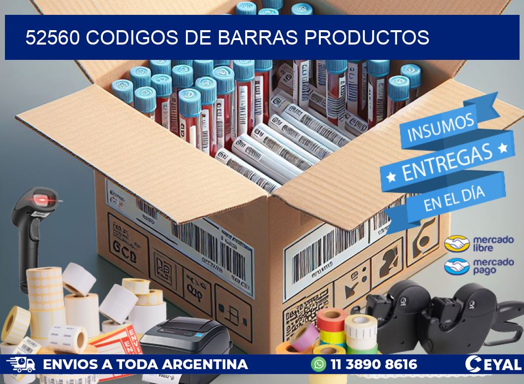 52560 Codigos de barras productos