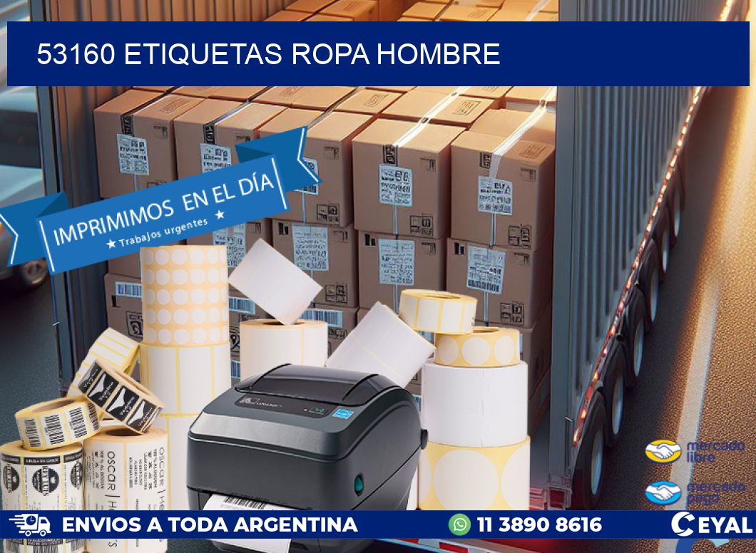 53160 ETIQUETAS ROPA HOMBRE