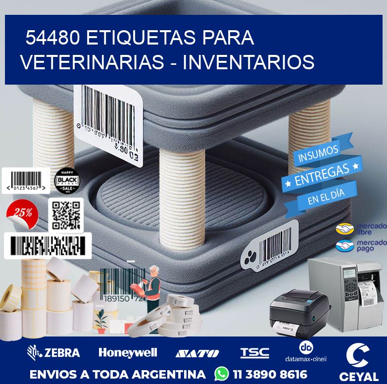 54480 ETIQUETAS PARA VETERINARIAS – INVENTARIOS