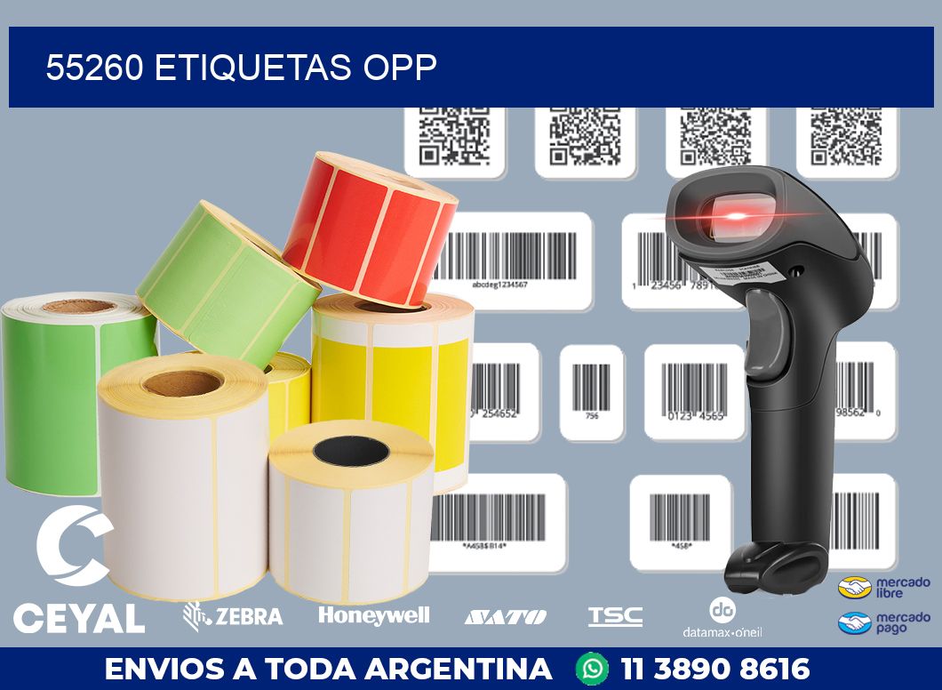 55260 ETIQUETAS OPP