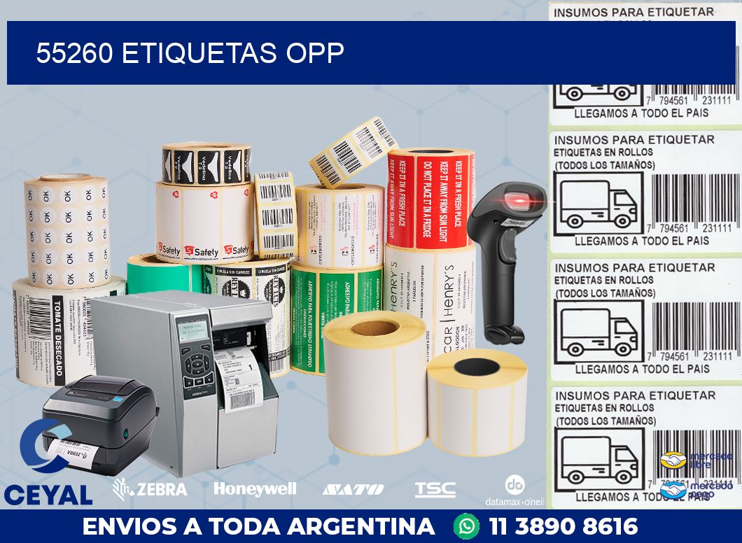 55260 ETIQUETAS OPP