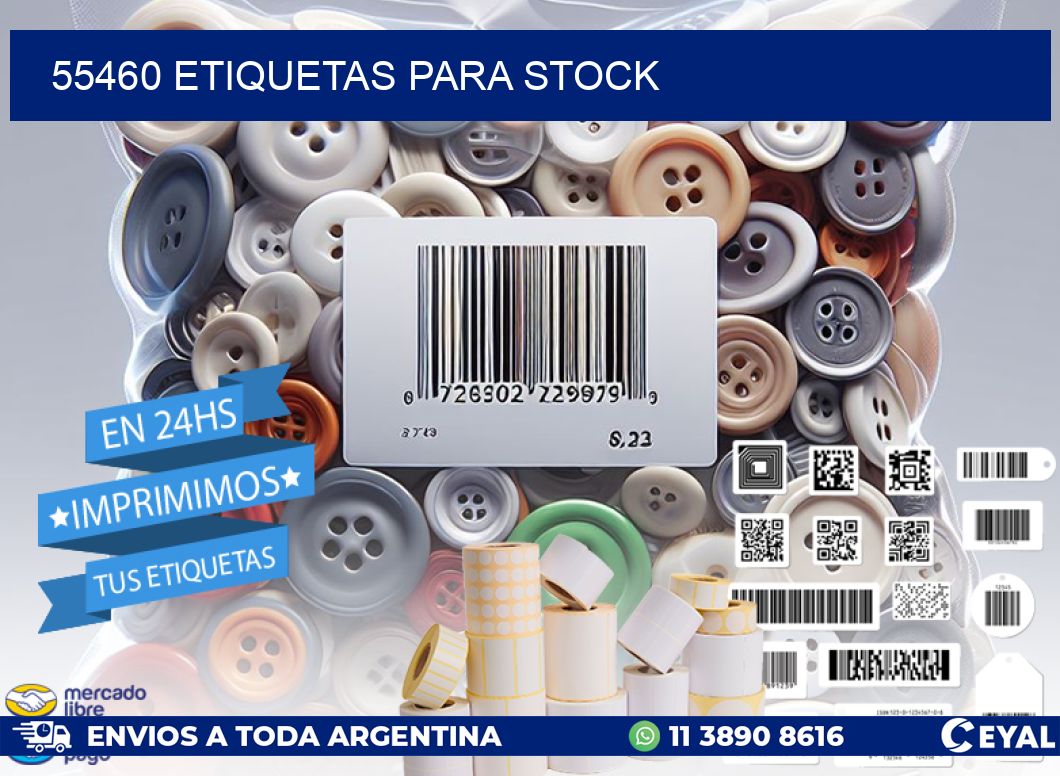 55460 ETIQUETAS PARA STOCK