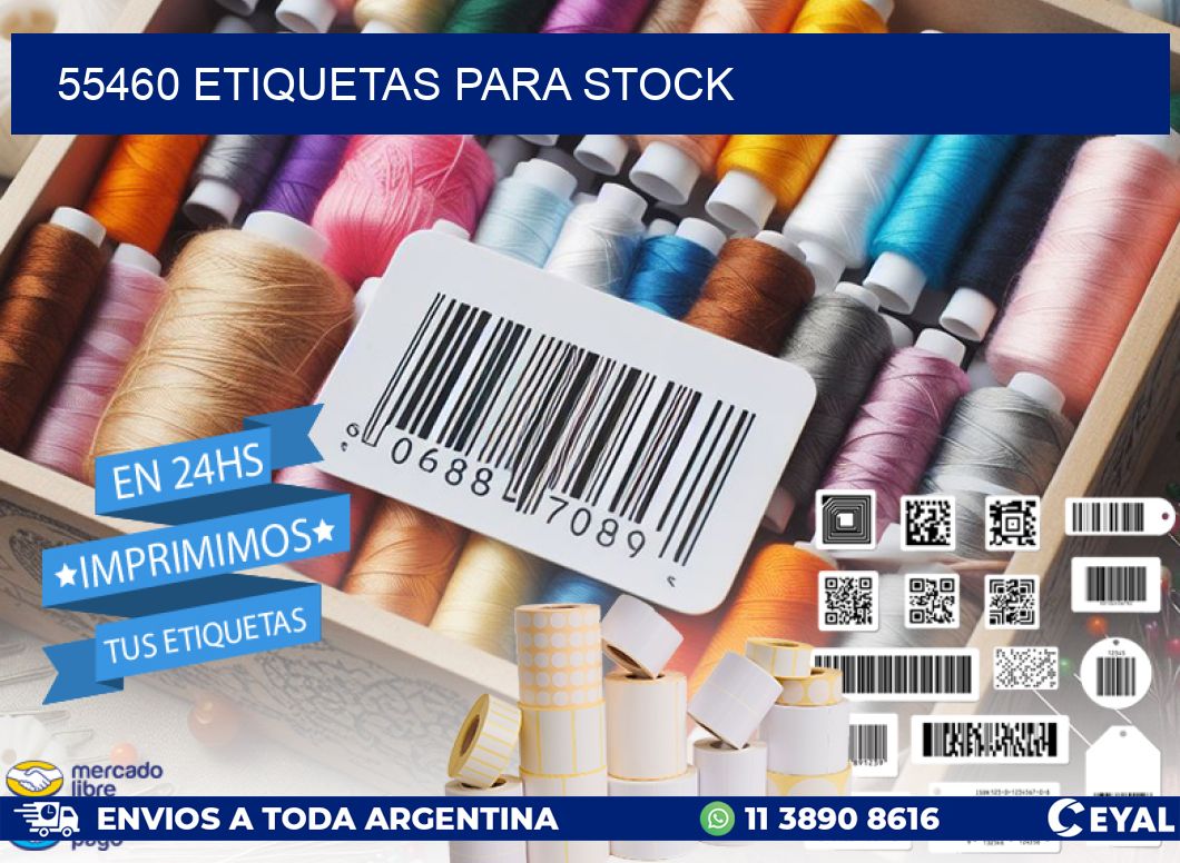 55460 ETIQUETAS PARA STOCK