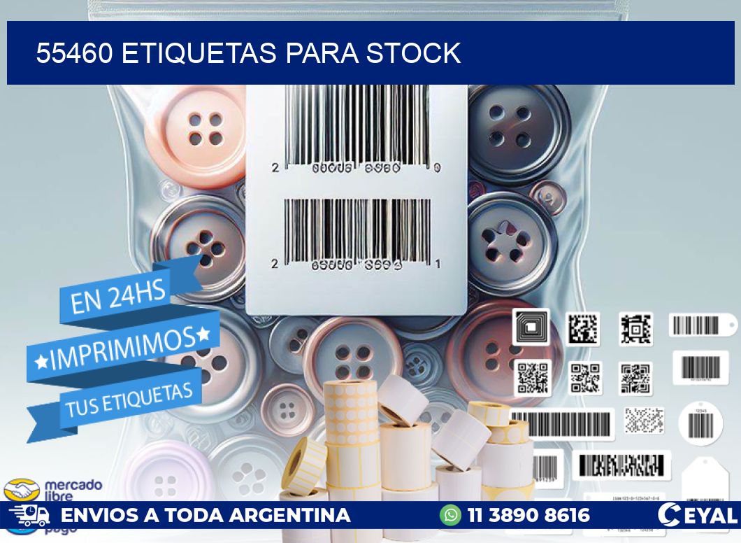 55460 ETIQUETAS PARA STOCK