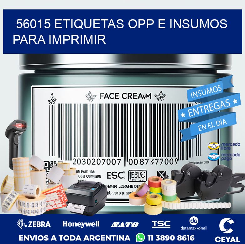 56015 ETIQUETAS OPP E INSUMOS PARA IMPRIMIR