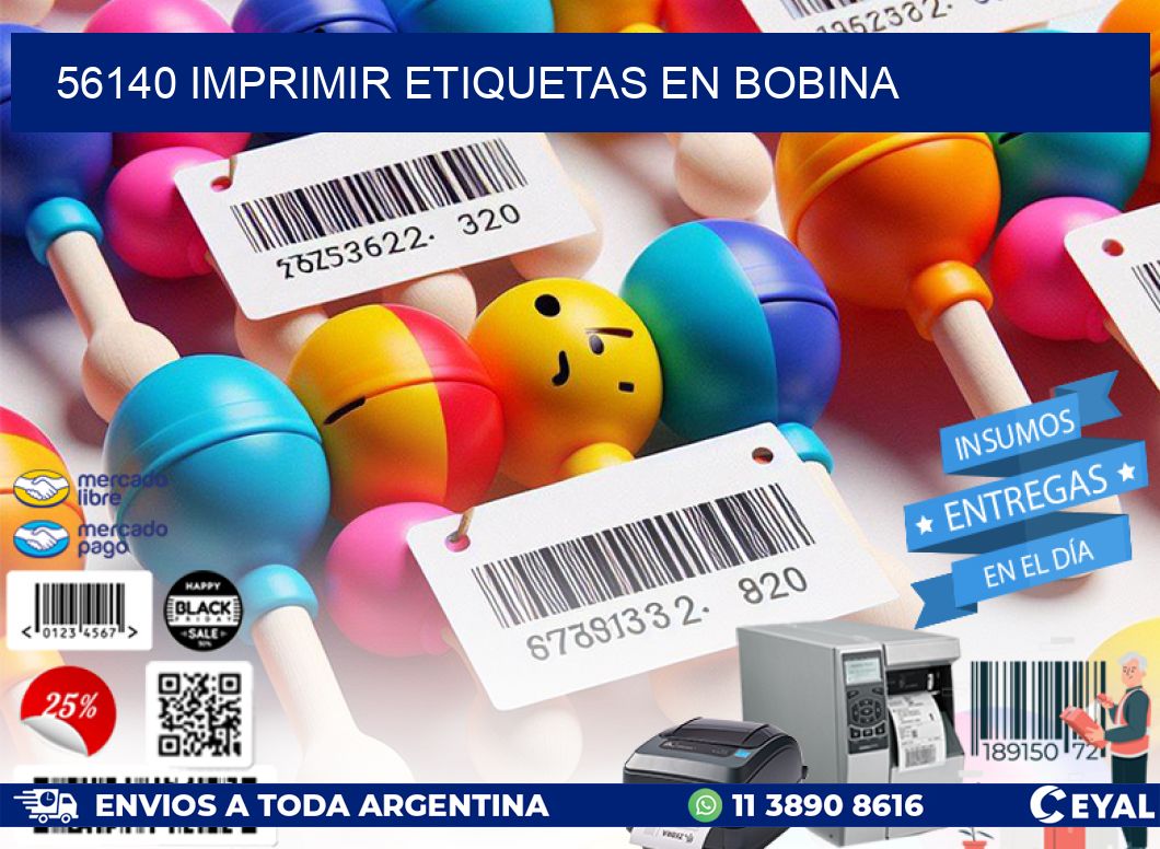 56140 imprimir etiquetas en bobina